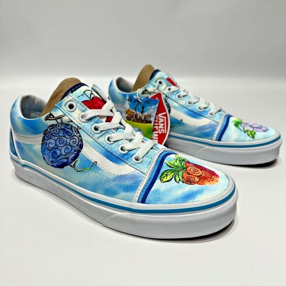 NWOB Vans Old Skool One Piece Devil Fruit Sneakers Women's Size 9 Men's 7.5 - Picture 1 of 10